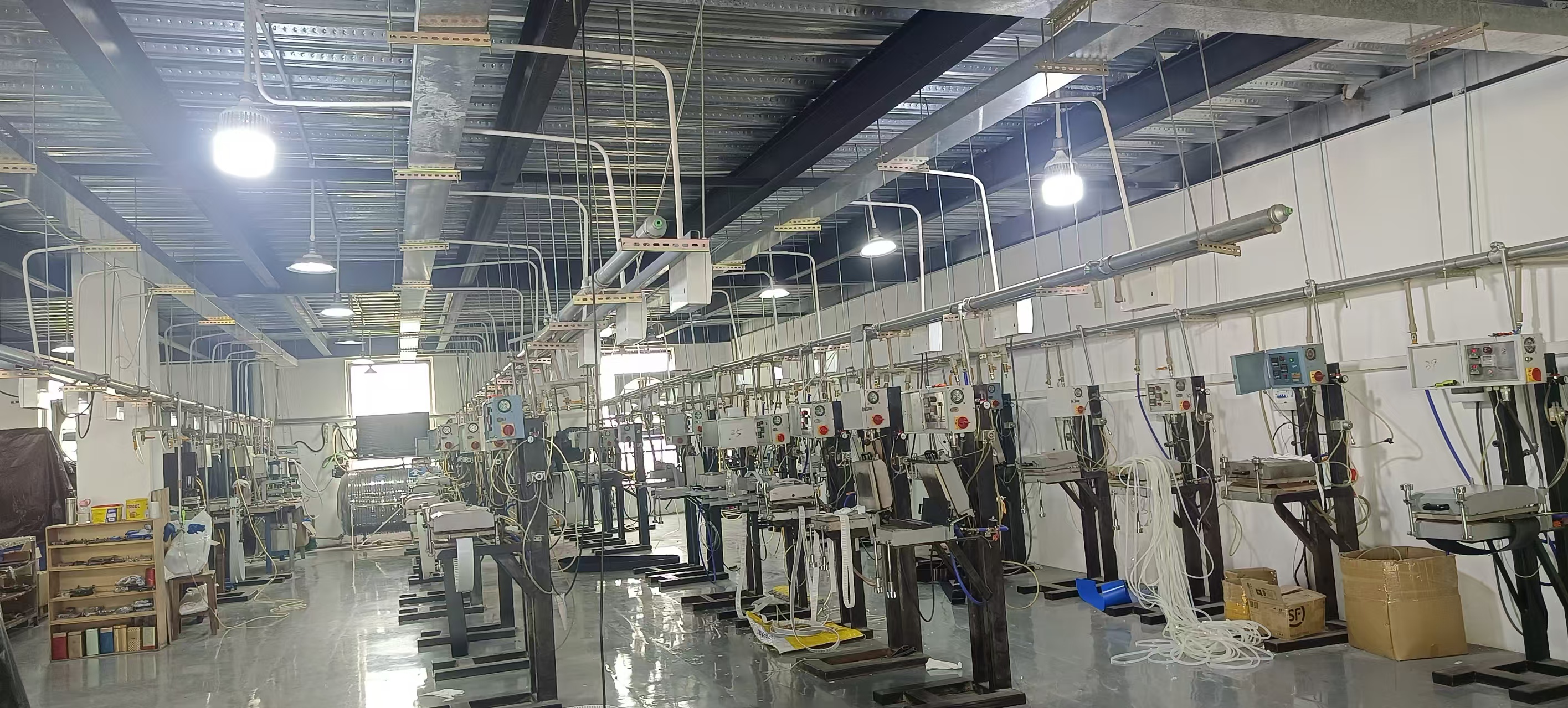 PU timing belt production line